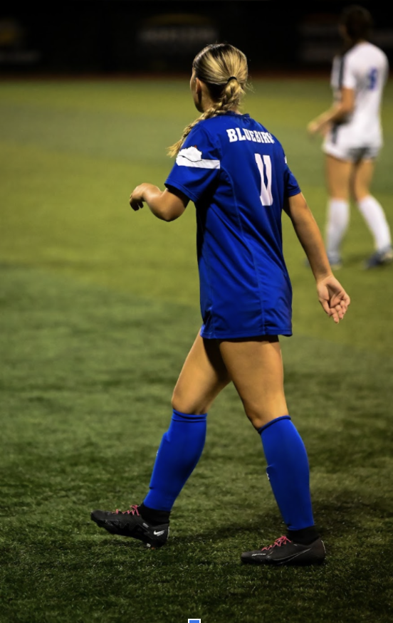 Photo of Adalyn Armstrong-Catanni (10) on the soccer field. (Photo from Adalyn Armstrong-Catanni) 
